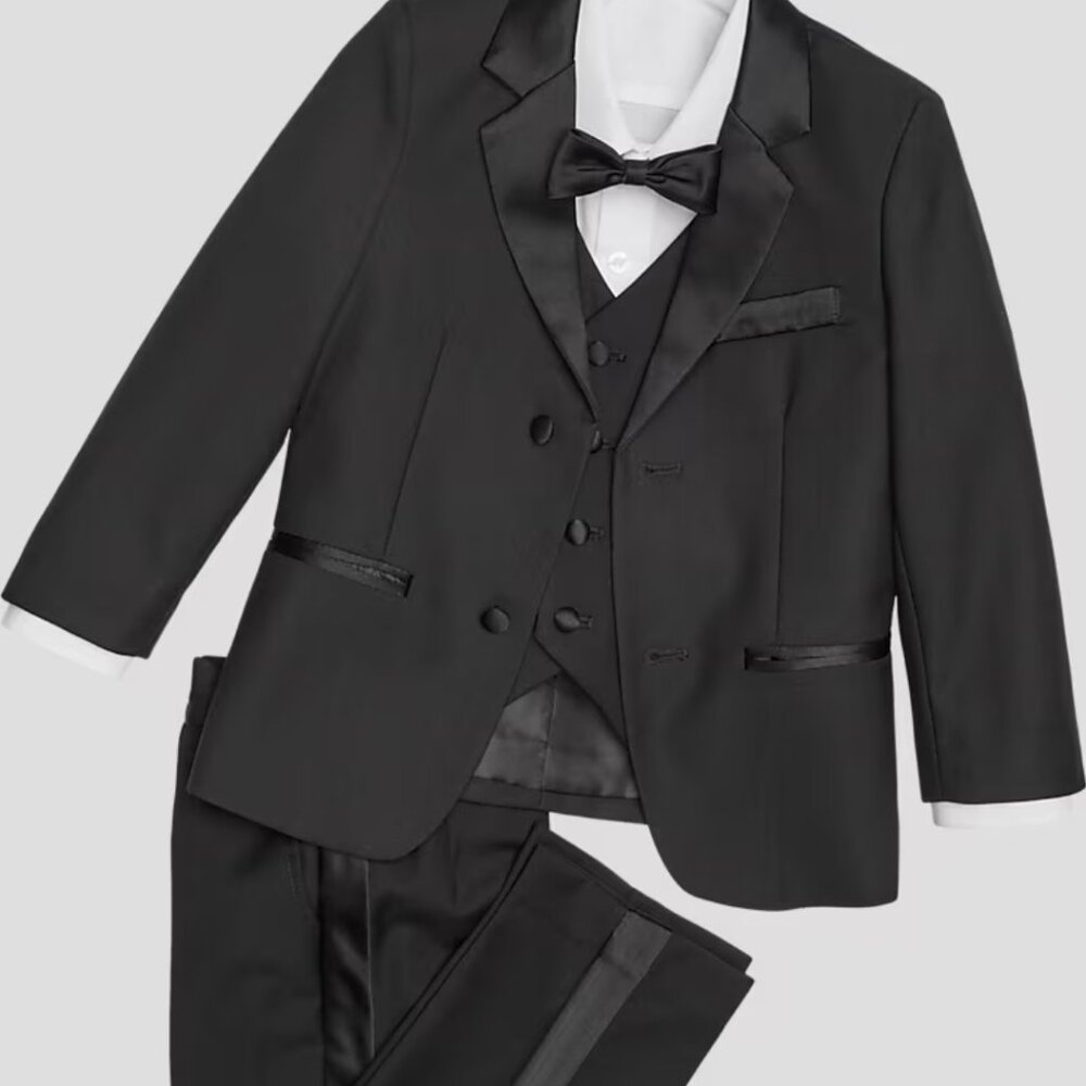 Mens warehouse peanutbutter toddler slim fit tux